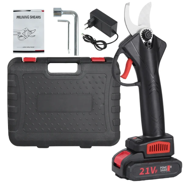 21V Cordless Electric Pruning Shears, SK5 Blade