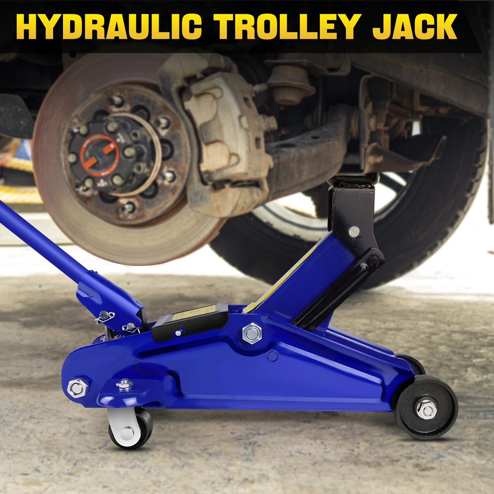 2T Hydraulic Floor Jack Heavy Duty Steel