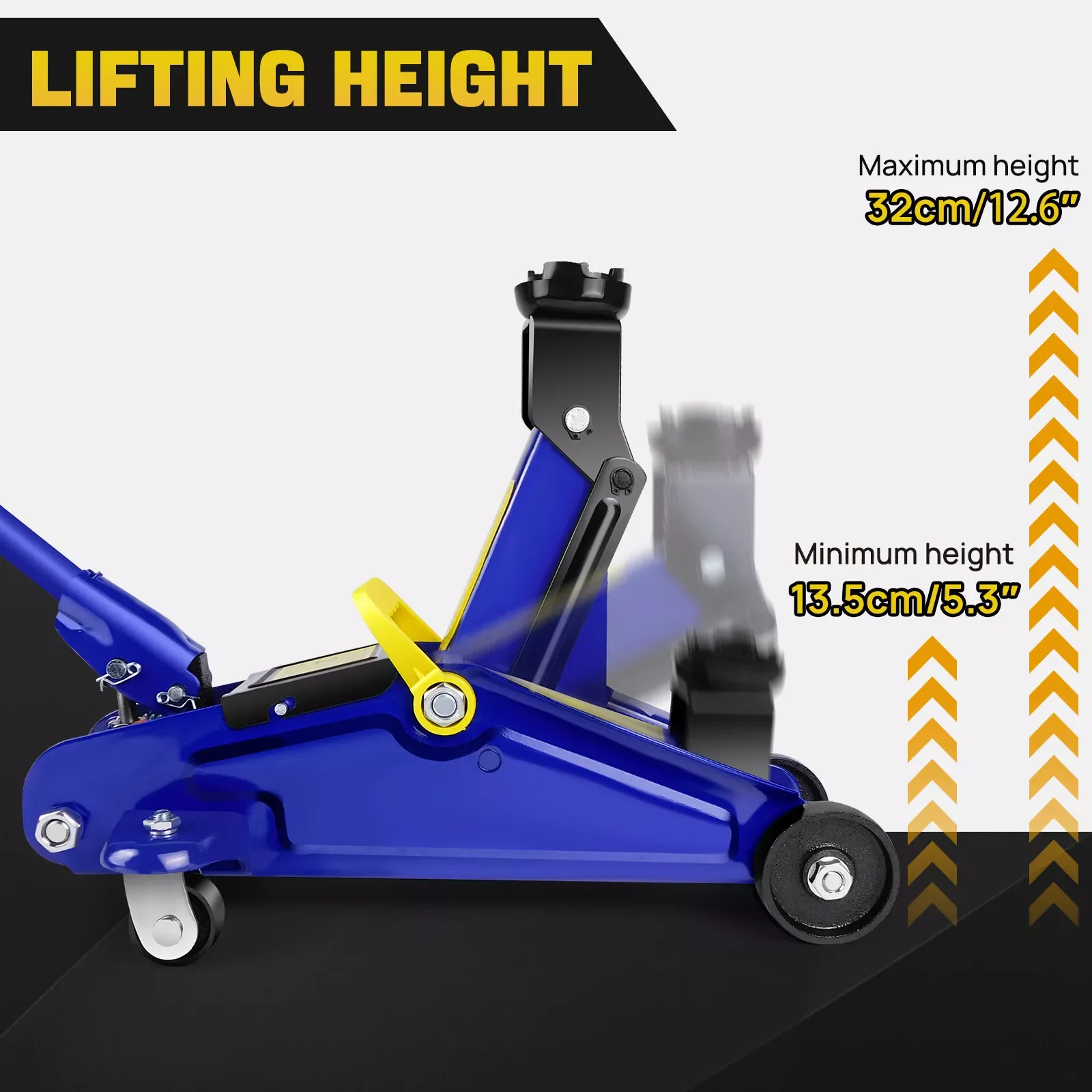 2T Hydraulic Floor Jack Heavy Duty Steel