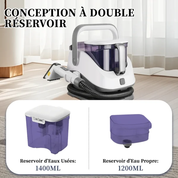 700W Handheld Hot Water Carpet Cleaner Multi-Purpo