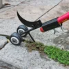 Weed cutter with wheels, garden weed cutter with a