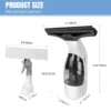 Cordless Electric Window Squeegee, 3500mAh, 1000pa