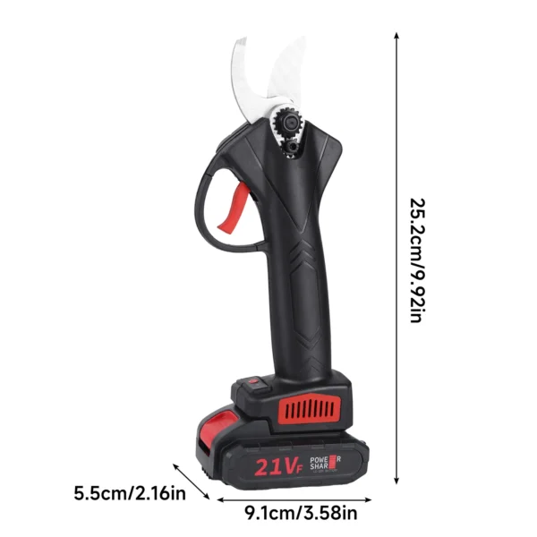 21V Cordless Electric Pruning Shears, SK5 Blade