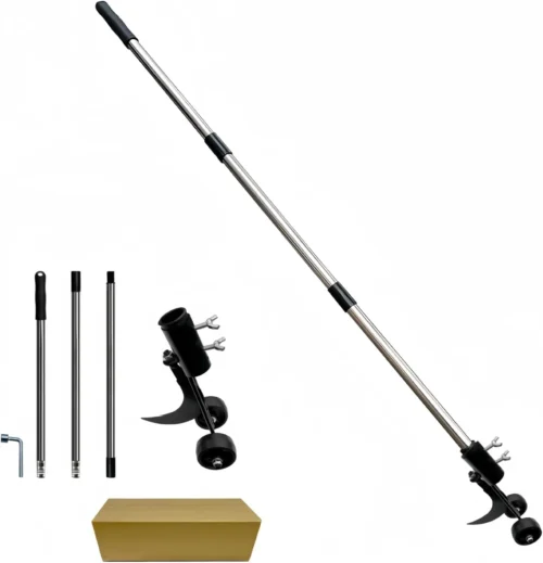 Weed cutter with wheels, garden weed cutter with a