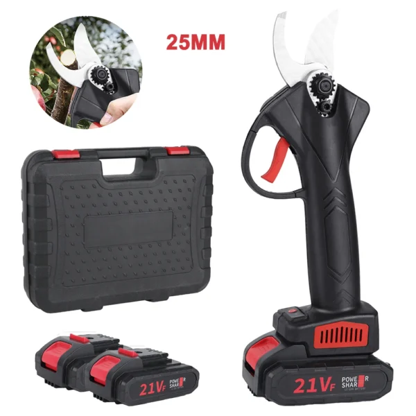 21V Cordless Electric Pruning Shears, SK5 Blade