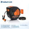 S01316056183d45cf9a54edab219224abz.webp Retractable Garden Hose Reel 1/2 Inch