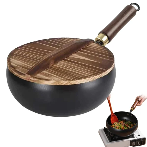 24/28cm Cast Iron Pan Uncoated Cooking Pan