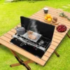 Portable Tabletop 3-Burner Camping Stove
