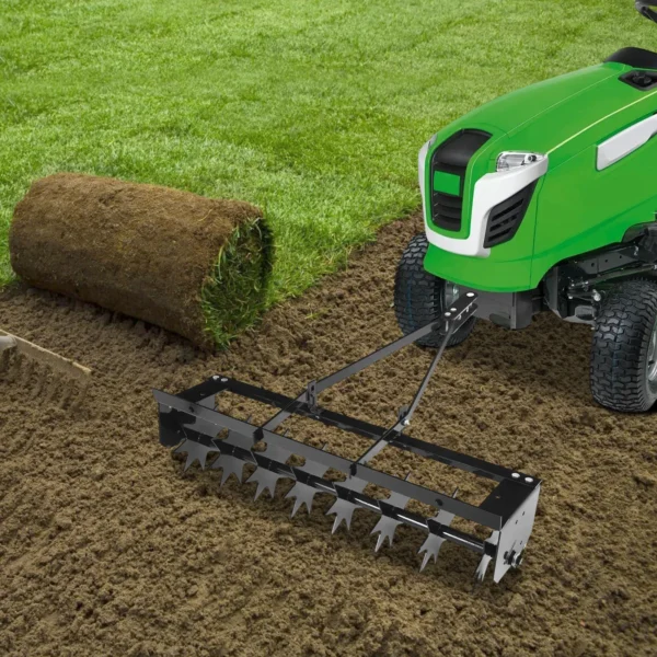 Tow Behind Lawn Aerator, 8 Spikes Core Aeration To