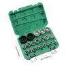 Multi-Tooth Socket Set 21pcs 1/2" 6/12 Points 8-36