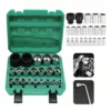 Multi-Tooth Socket Set 21pcs 1/2" 6/12 Points 8-36