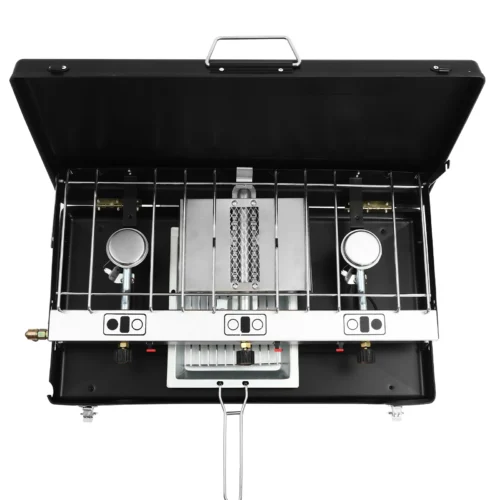 Portable Tabletop 3-Burner Camping Stove