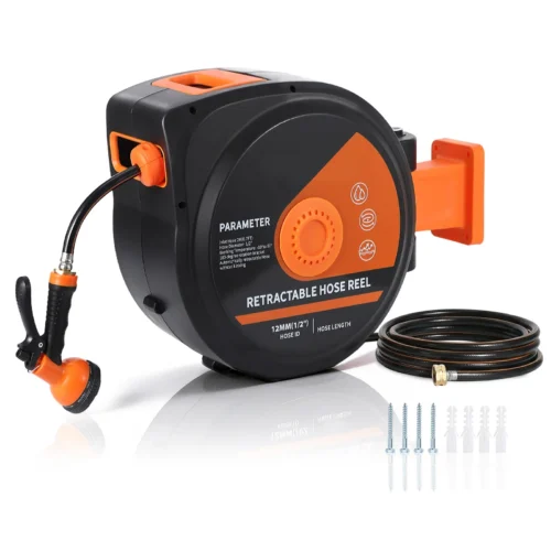 Retractable Garden Hose Reel 1/2 Inch