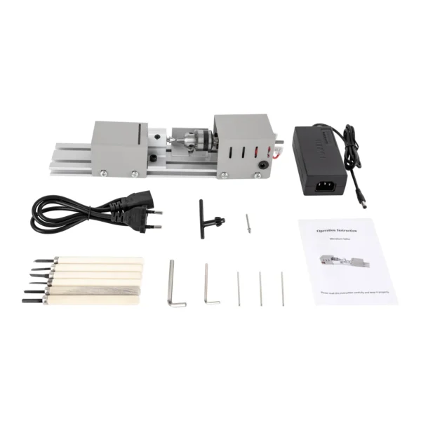 12" Mini DIY Wood Lathe Compact Polisher