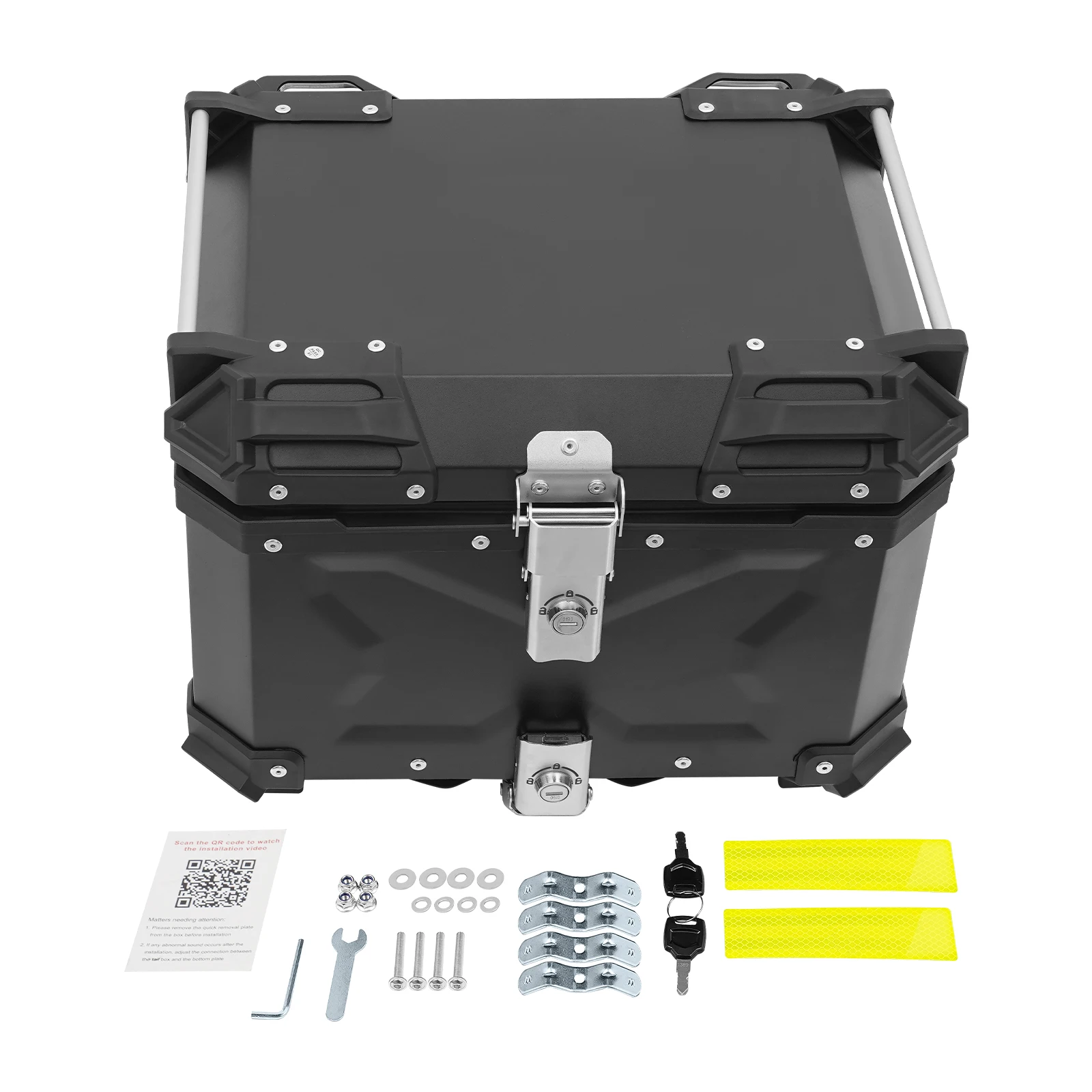 45L/55L/65L Motorcycle Tail Box, Aluminum Alloy