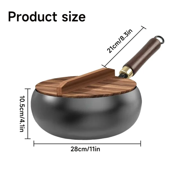 24/28cm Cast Iron Pan Uncoated Cooking Pan