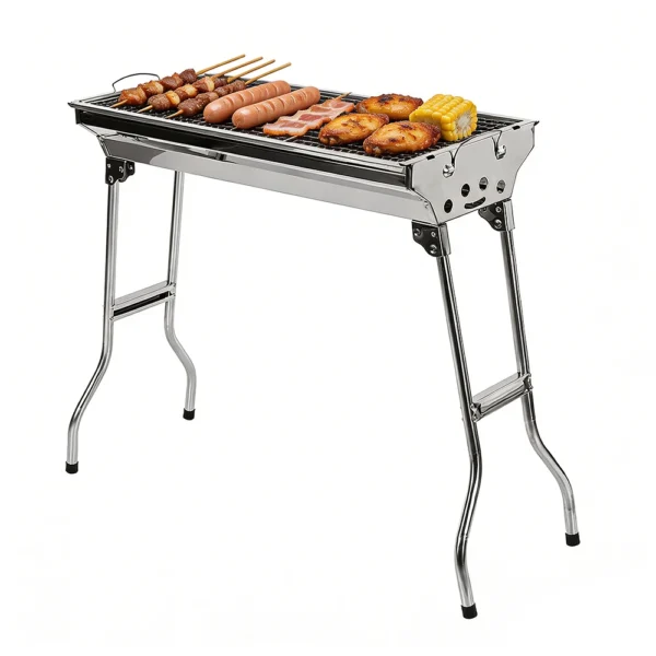 Foldable Stainless Steel Charcoal Barbecue Oven