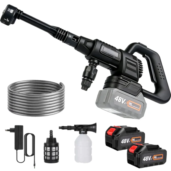 S4fafb095c3fc4805ba24c4fabd6b16c8b.webp Cordless Mobile Pressure Washer 150W Motor Spray W