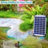 5.5W Solar Fountain Pump with 1500mAh Battery