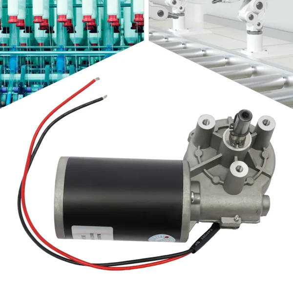60W Electric Gear Motor 220RPM 12V DC