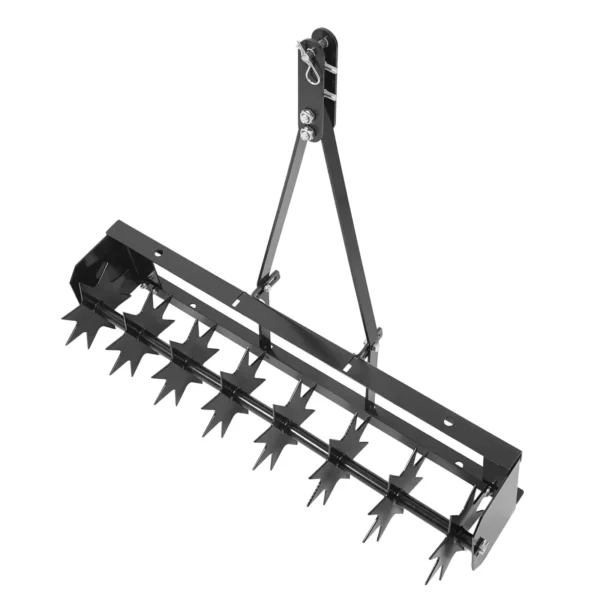 Tow Behind Lawn Aerator, 8 Spikes Core Aeration To