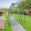 S73d4e5af72964ae096607bcc6a22d6fcj.webp Garden Trellis Arch for Climbing Plants, Black