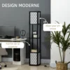 S781b611e2d524062af9b3201315967c0k.webp Floor Lamp with 2 Shelves, E27, Black