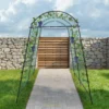 S85f9ad62640b46f3bc2f3801ae7c8105m.webp Garden Trellis Arch for Climbing Plants, Black