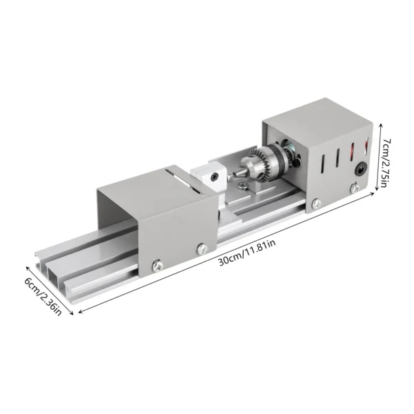 12" Mini DIY Wood Lathe Compact Polisher