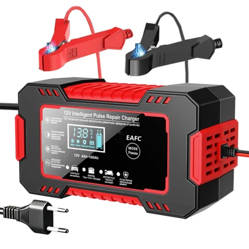 EAFC 12V 6A Pulse Repair Car Battery Charger with