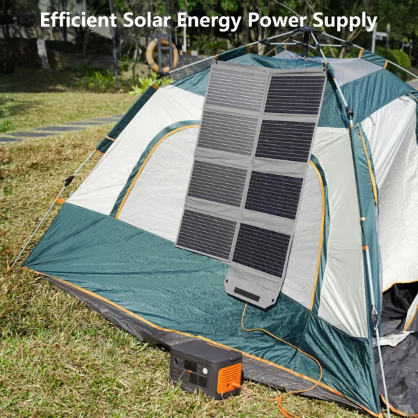 S9f6c7ddc8cd442dba214c2efc3d897fb9.webp 80W Foldable Solar Panel, Portable Power Supply