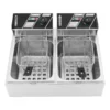 12L 5000W Dual Tank Electric Deep Fryer
