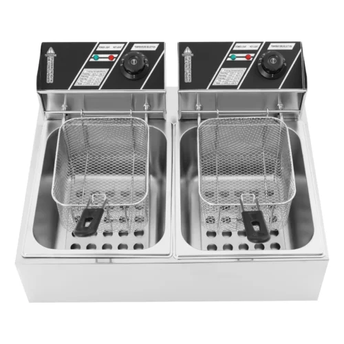 12L 5000W Dual Tank Electric Deep Fryer