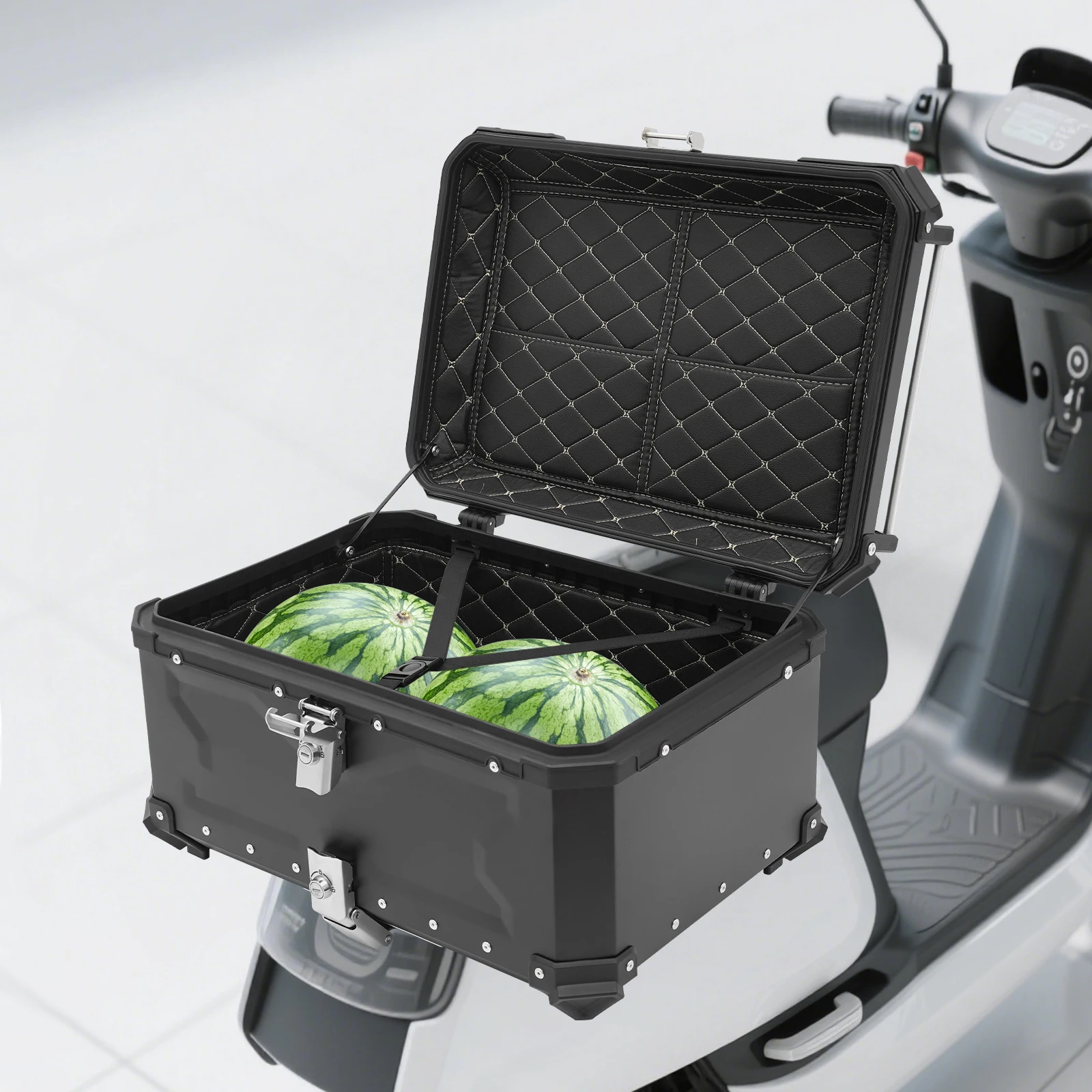 45L/55L/65L Motorcycle Tail Box, Aluminum Alloy