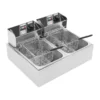 12L 5000W Dual Tank Electric Deep Fryer