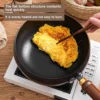 24/28cm Cast Iron Pan Uncoated Cooking Pan