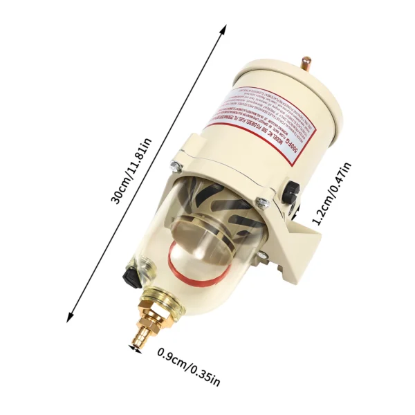 Aluminum Oil Water Separator 500FG 60GPH