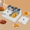 12L 5000W Dual Tank Electric Deep Fryer