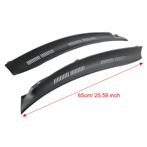 Windshield Wiper Cowl Panel Grille RH & LH for W21