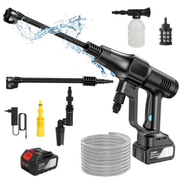 3500W High Pressure Washer Spray Gun 6-in-1
