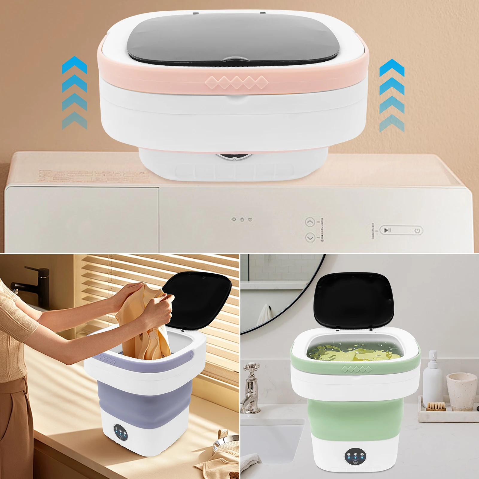 12L Portable Washing Machine, 3 Modes