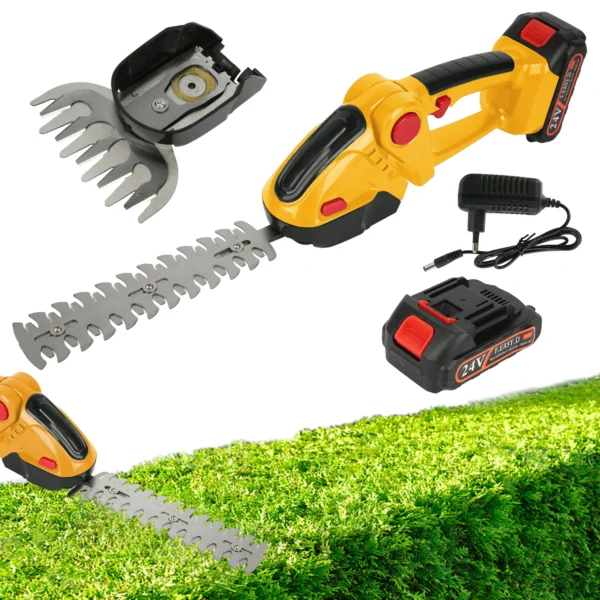 Sf1ac5a6f797742e4924c9982e5482ce6I.webp 2-in-1 Cordless Hedge Trimmer & Grass Cutter, 2000