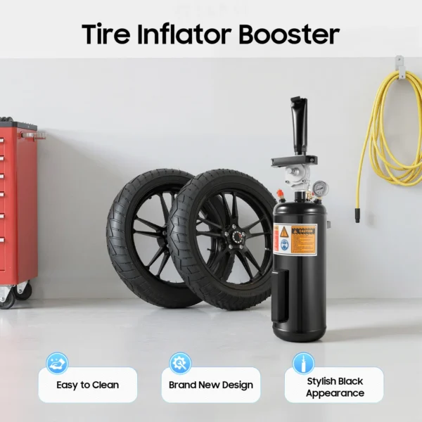 8L Tire Inflator Cannon Shock Fill