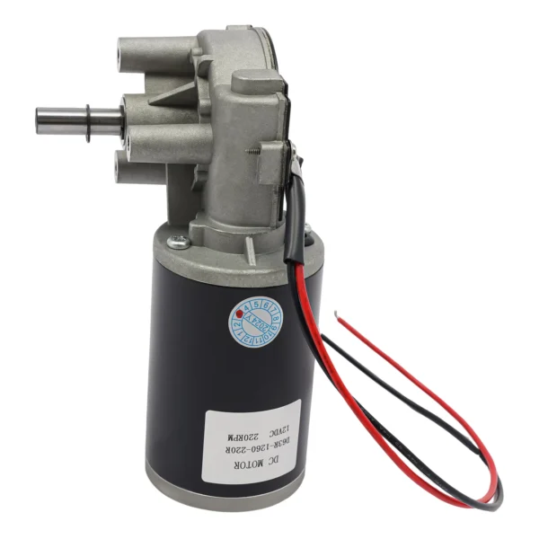 60W Electric Gear Motor 220RPM 12V DC